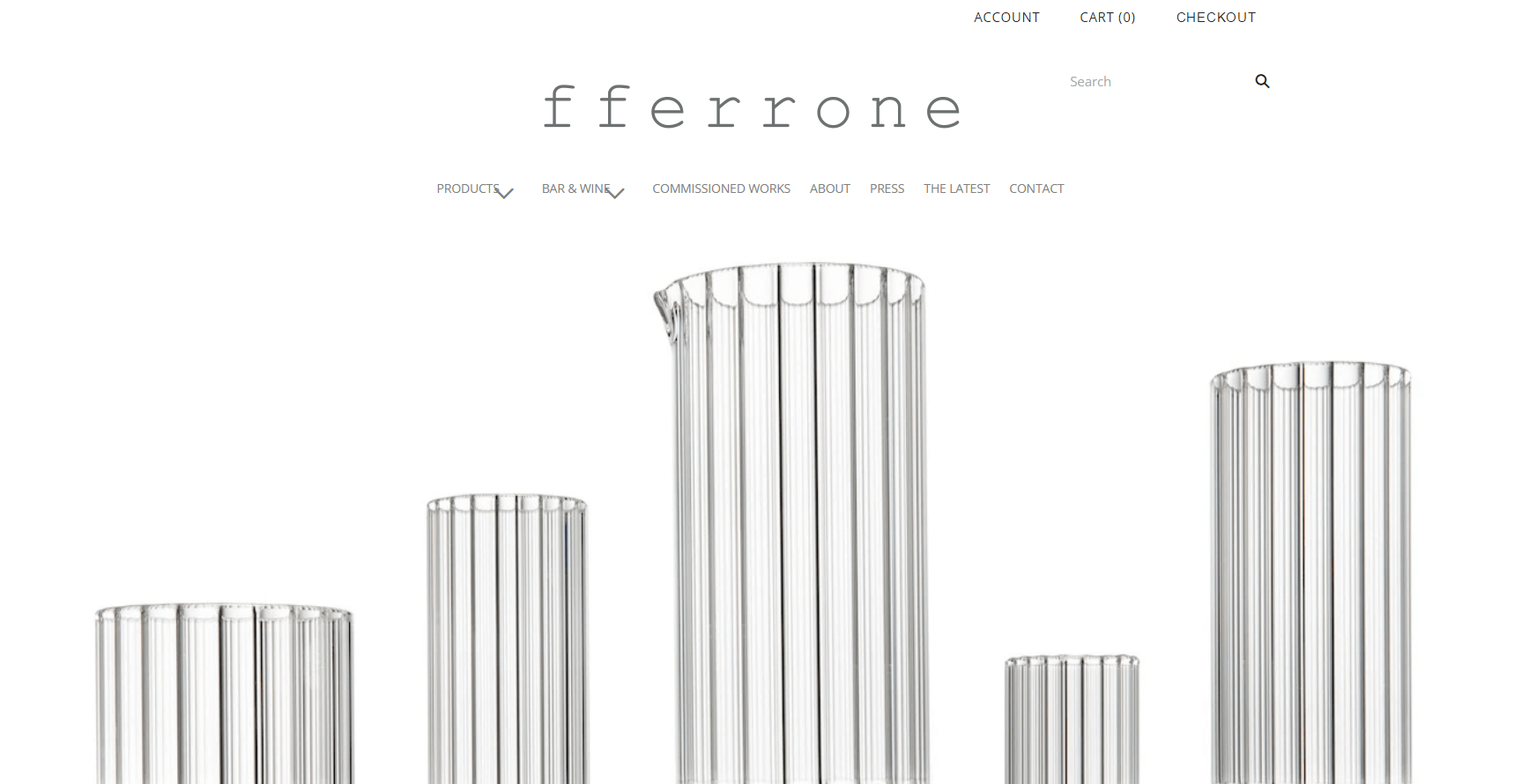 Fferrone Design官网-玻璃制品 酒壶/酒杯/酒具/碗